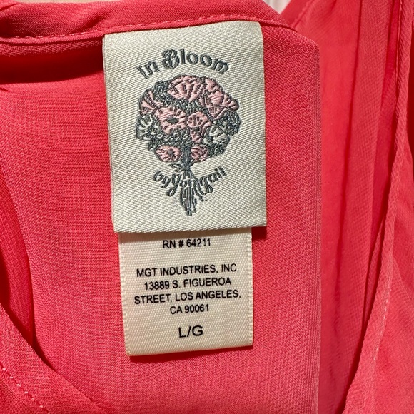 In Bloom Ruffled Asymmetrical Chemise - Picture 3 of 4